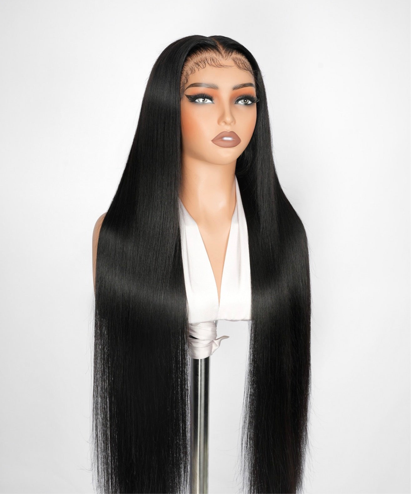 Chic Luxe Hair M Hairline Bone Straight Pre-Styled Lace Front Glueless Wig | 100% Human Hair | 250% Density