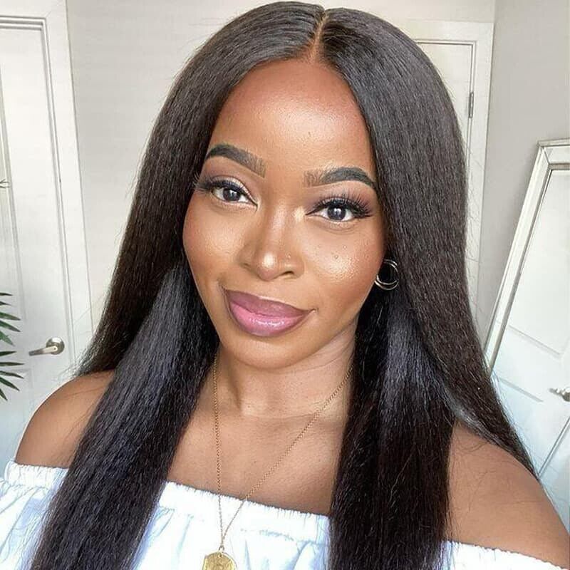 Human Hair Wigs Women Full Lace Front Glueless Kinky Straight Long Short Wig UK-Human hair wig-Chic Luxe Hair