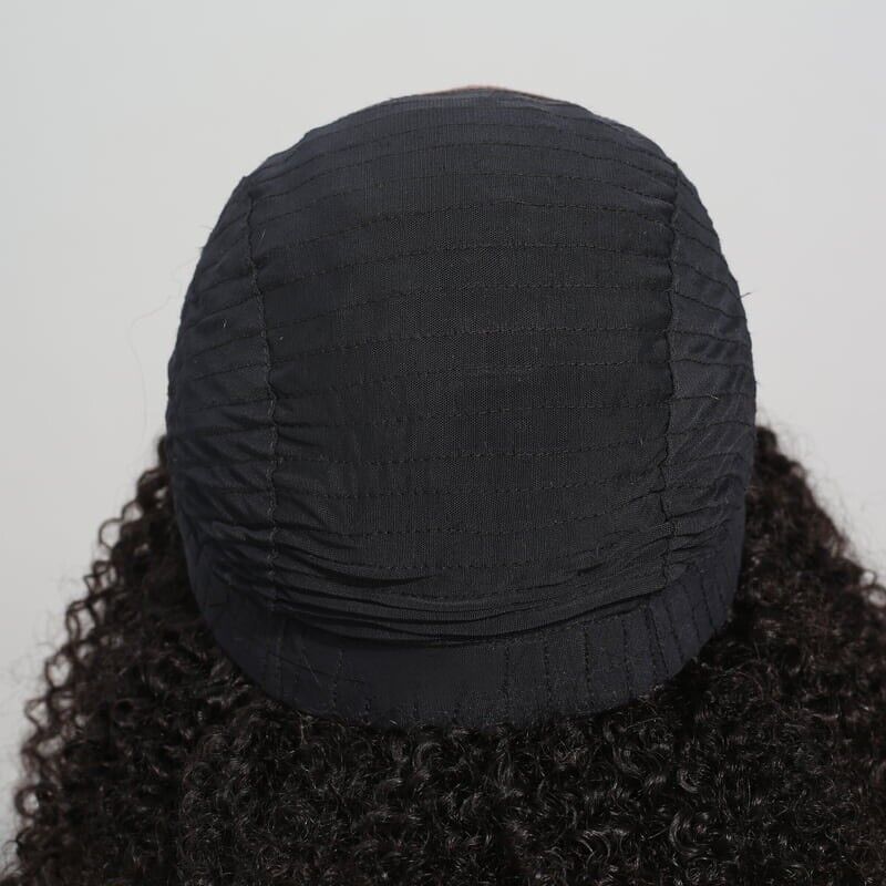 Womens Human Hair Wigs Glueless Jerry Curly Short Lace Front Bob Wig UK-Human Hair Glueless Bob Wig-Chic Luxe Hair