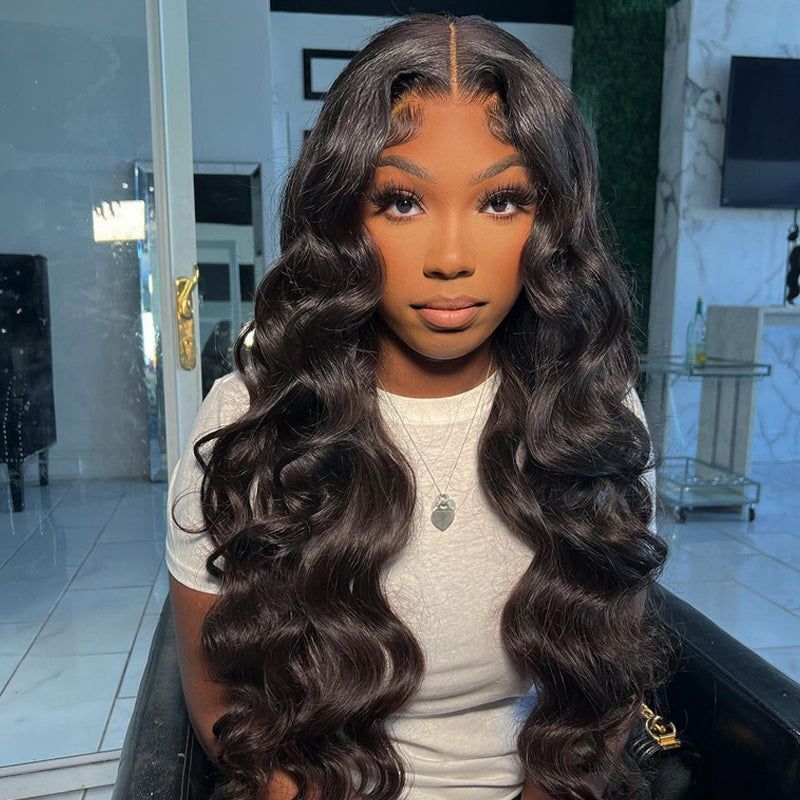 Women Human Hair Wigs Glueless Full Lace Front Wavy Short Long Wig UK-Human hair wig-Chic Luxe Hair