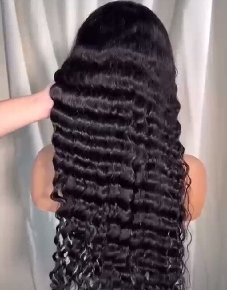 Human Hair Wigs Loose Curly Glueless Lace Frontal Wig 250% Density-Human hair wig-Chic Luxe Hair