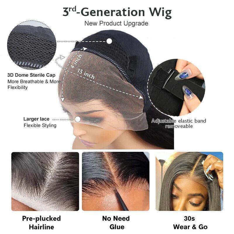 Women Human Hair Wig Glueless Funmi Spiral Curly Full Lace Front Long Wigs UK-Human hair wig-Chic Luxe Hair