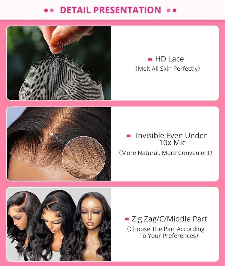 Human Hair Wigs Wig Glueless Wear And Go Women Lace Front Curly Long UK Natural-Human hair wig-Chic Luxe Hair