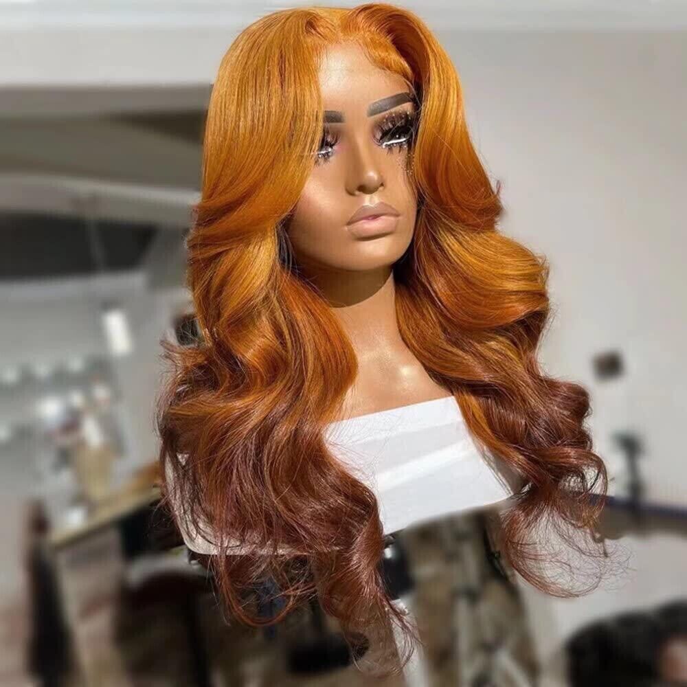 Human Hair Wigs Wig Women Lace Front Body Wave Long Wig Pre Plucked Hairline UK-Human hair wig-Chic Luxe Hair