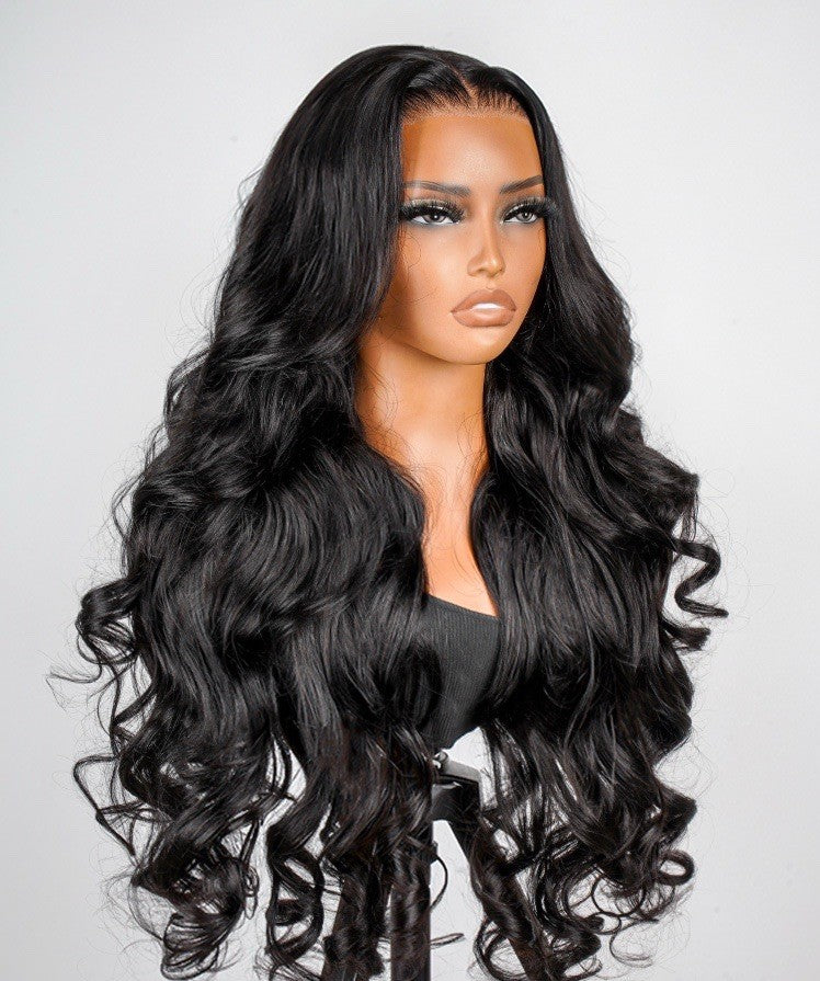 250% Density Glueless Ocean Wave Wig 13x4 Lace Frontal Pre-Plucked & Bleached