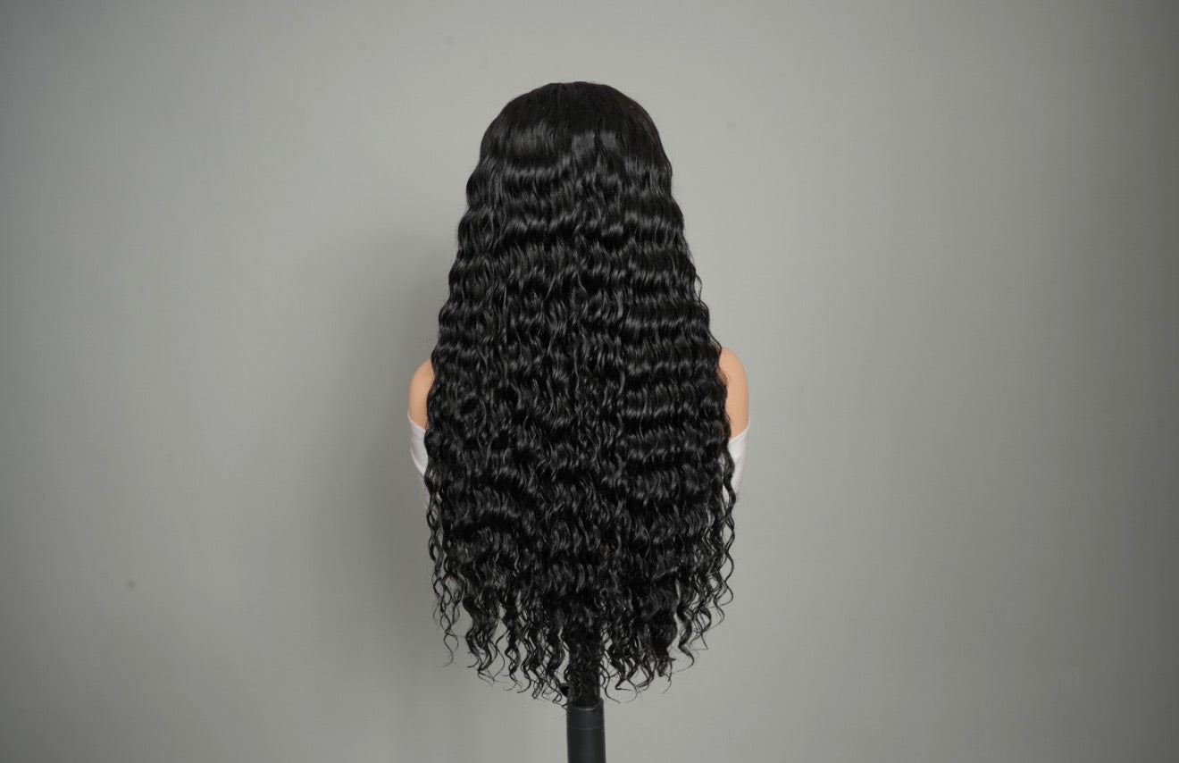Chic Luxe Hair Pre Everything Pre-Cut Lace Ready To Wear Deep Curly Glueless Wig | 100% Human Hair | 250% Density