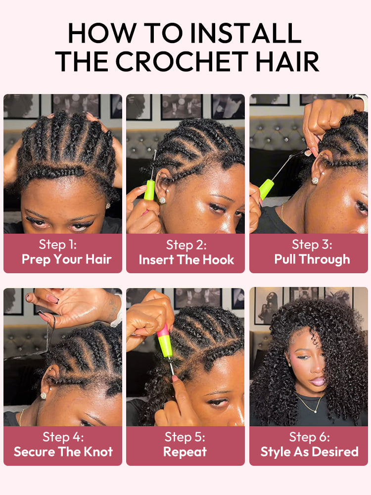 Chic Luxe Hair T1B/33 Brown Ombre Color Burmese Curl Human Hair Extensions Pre-Separated Hair Miracle Knots Vibes, Knotless Braids, Boho Braids | Natural Black| 100% Human Hair |100 strands per pack (100g) | Usually 2-3 Packs For A Full Head