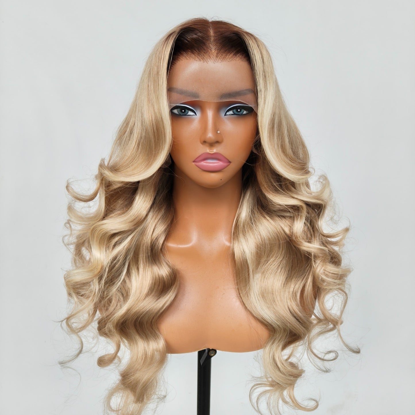 Chic Luxe Hair Vietnamese Full Lace Front Pre-Styled Customised Wavy Wig | 100% Raw Vietnamese Hair | 250%