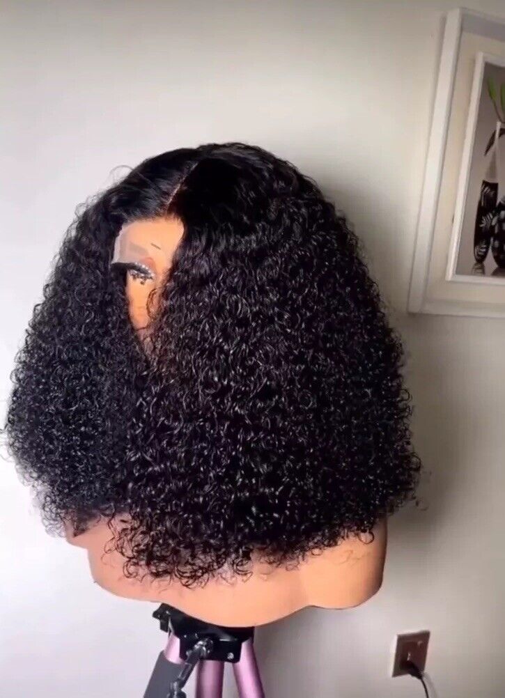 Vietnamese Raw Human Hair Wigs Curls SDD Full Density Lace Front Glueless Wig UK