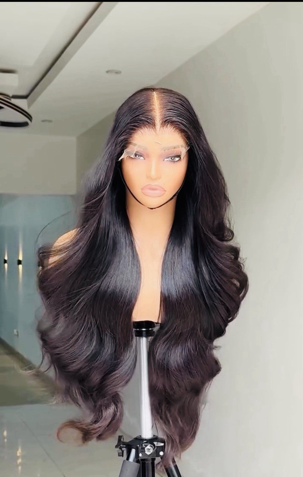 Raw Vietnamese SDD Body Wave Glueless Lace Front Wig 400% Density 30inch Wig