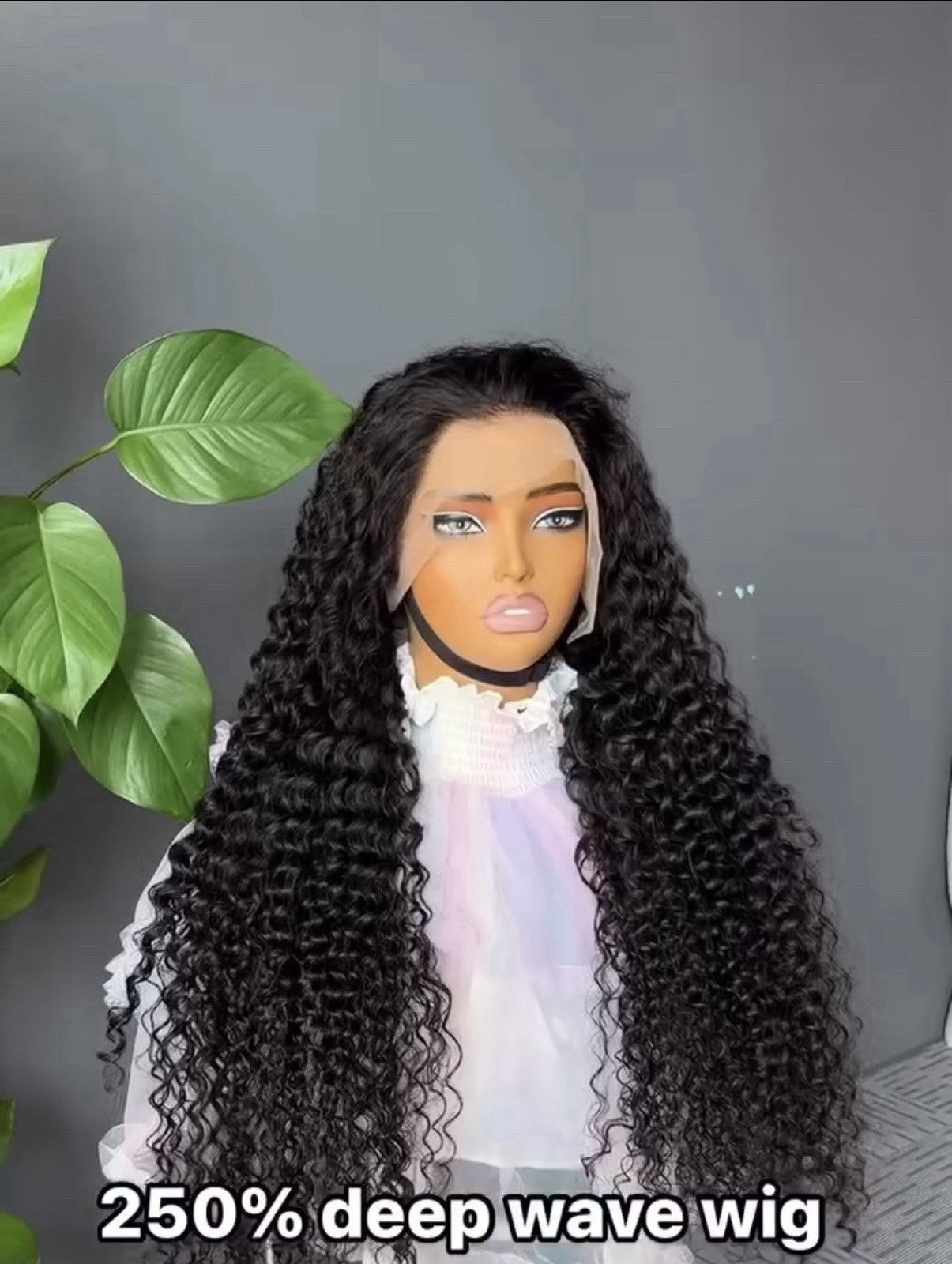 Raw Vietnamese SDD Lace Front Pixie Curly Glueless Wig 300% Density