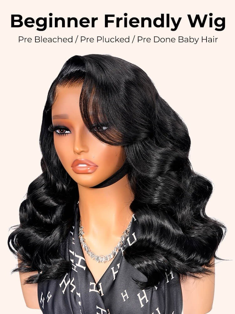 Side Part Loose Body Wave 13x6 HD Lace Frontal Wig Chocolate Brown Human Hair