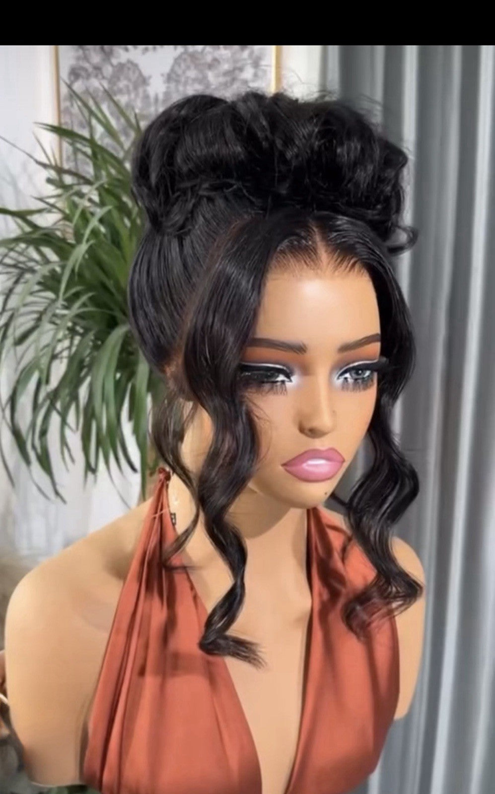 Glueless Ready To Wear 360 Lace Front Human Hair Wigs  Pre Styled Wig