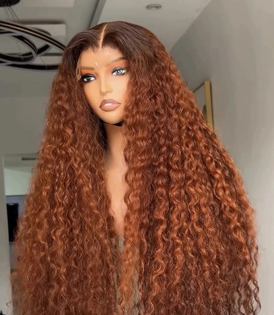 Raw Vietnamese SDD Water Curly Glueless Lace Front Wig 300% Density 32inch Wig
