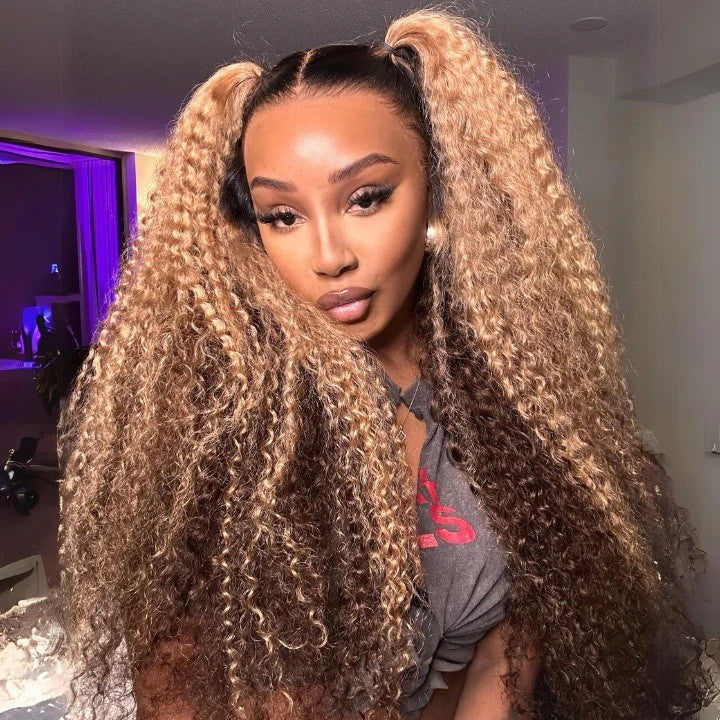 250% Density Pre Everything Pre Cut Lace Ready To Wear Honey Blonde Glueless Wig