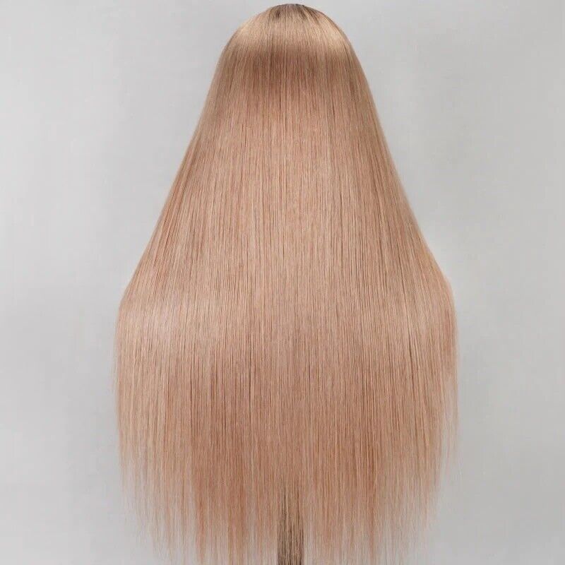 Human Hair Wigs Glueless Wear Go Women Pre-cut Lace Front Cozy Blonde Wig UK