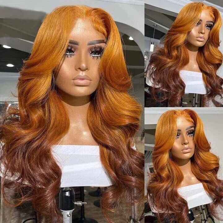 Human Hair Wigs Wig Women Lace Front Body Wave Long Wig Pre Plucked Hairline UK