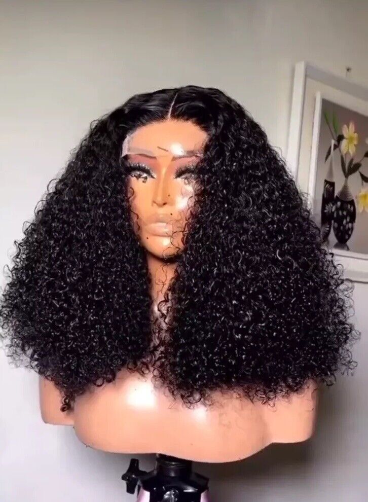 Vietnamese Raw Human Hair Wigs Curls SDD Full Density Lace Front Glueless Wig UK