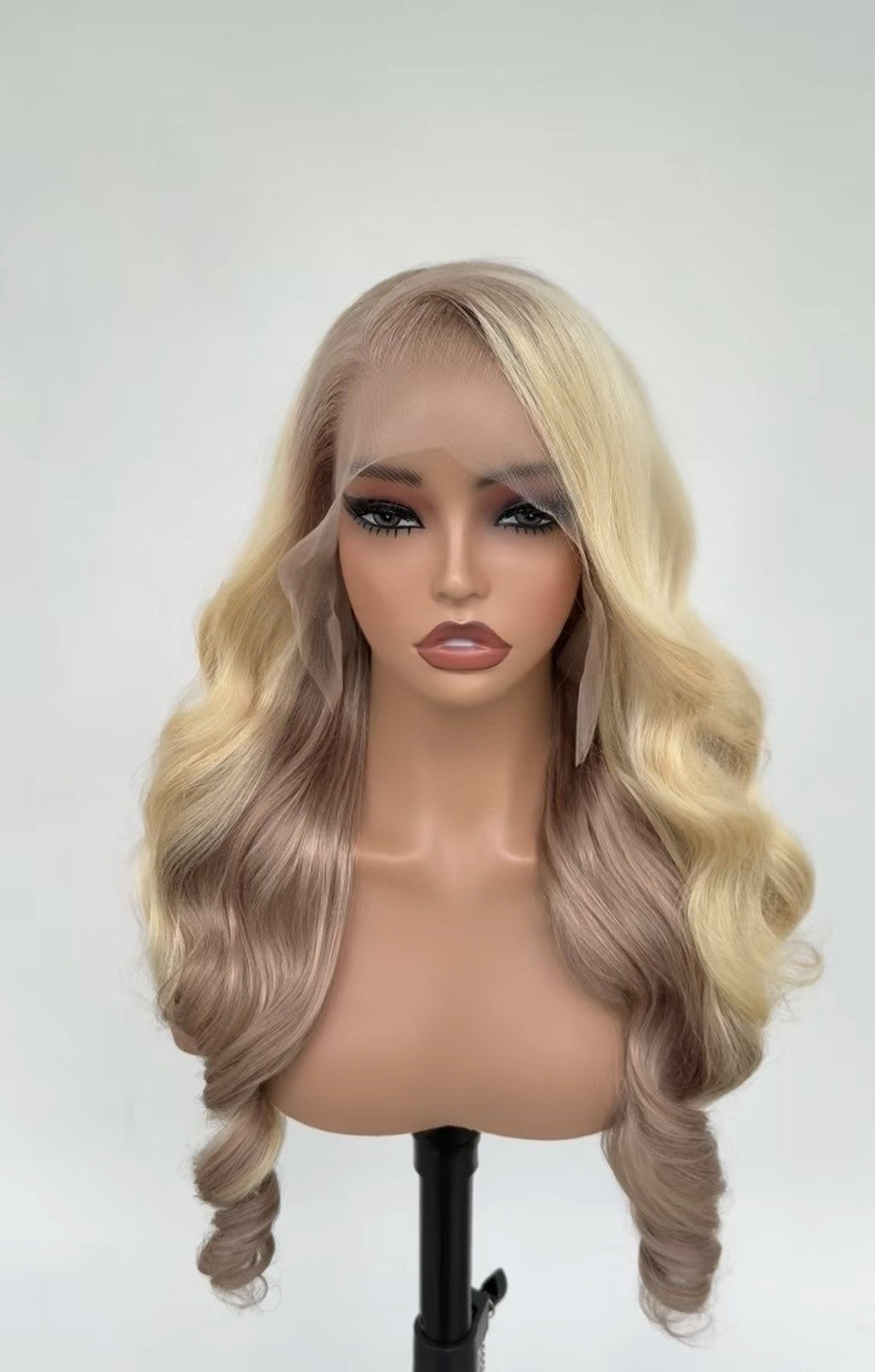 Ready To Wear Wavy Human Hair Glueless  250% Density  Wig Custom Colour 