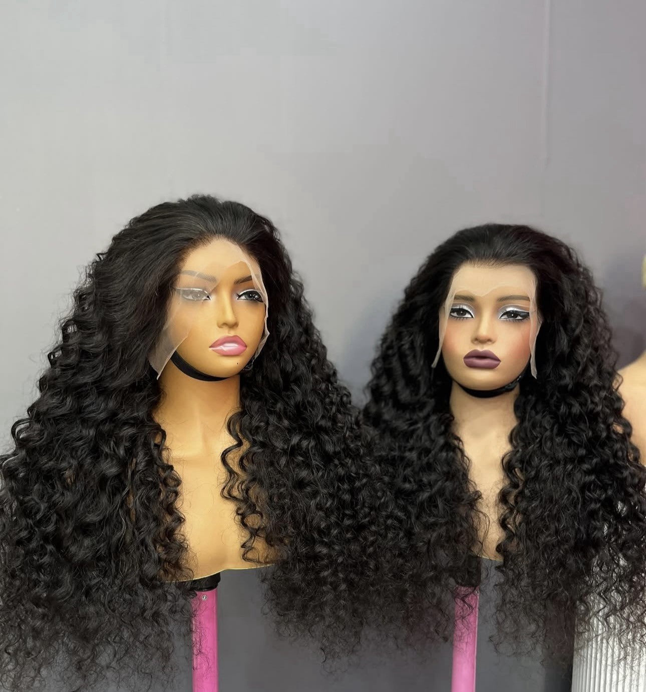 Raw Vietnamese SDD Lace Front Pixie Curly Glueless Wig 300% Density