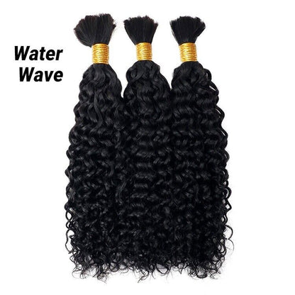 Curly Human Hair Bulk For Braiding Boho Braids Crochet Braid 2 Bundle Bulk Lot