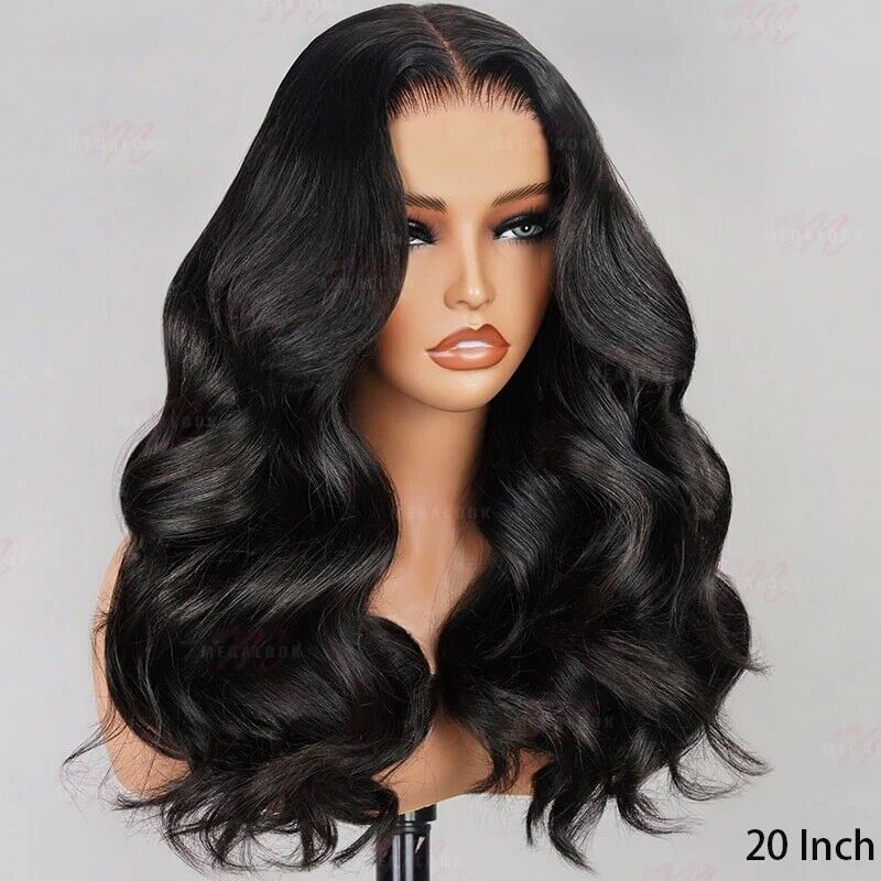 Human Hair Wigs Glueless Women Lace Front Straight Wear And Go Short Wig UK