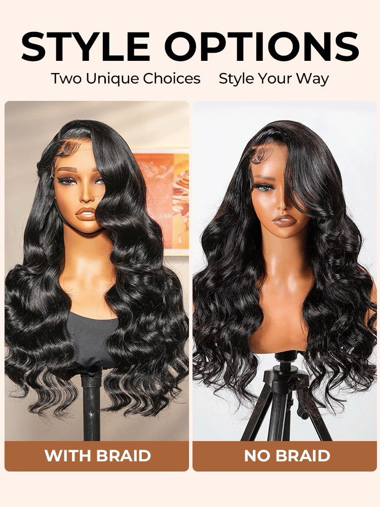Glueless Side Part 250% Wavy Hairstylist Customized Pre Styled Ready To Wear Wig
