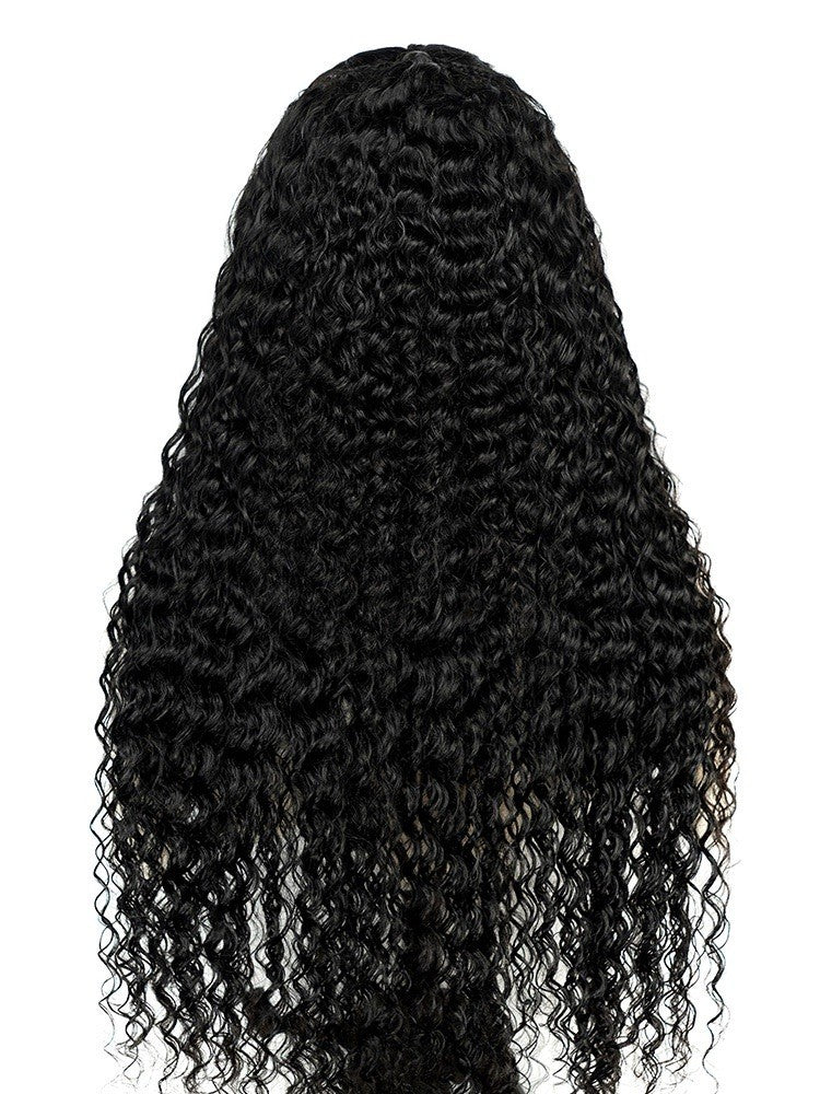 250% Density Pre Styled Ready To Go Bleached Pre Cut Lace Pre Braided Curly Wig