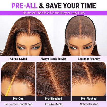 Airtouch Balayage 13x6 ProAngle Frontal Pull Go Glueless Pre-All Wigs