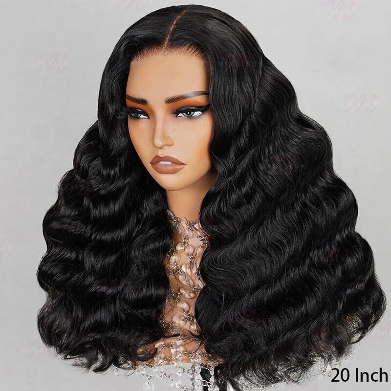 Human Hair Wigs Glueless Women Lace Front Straight Wear And Go Short Wig UK