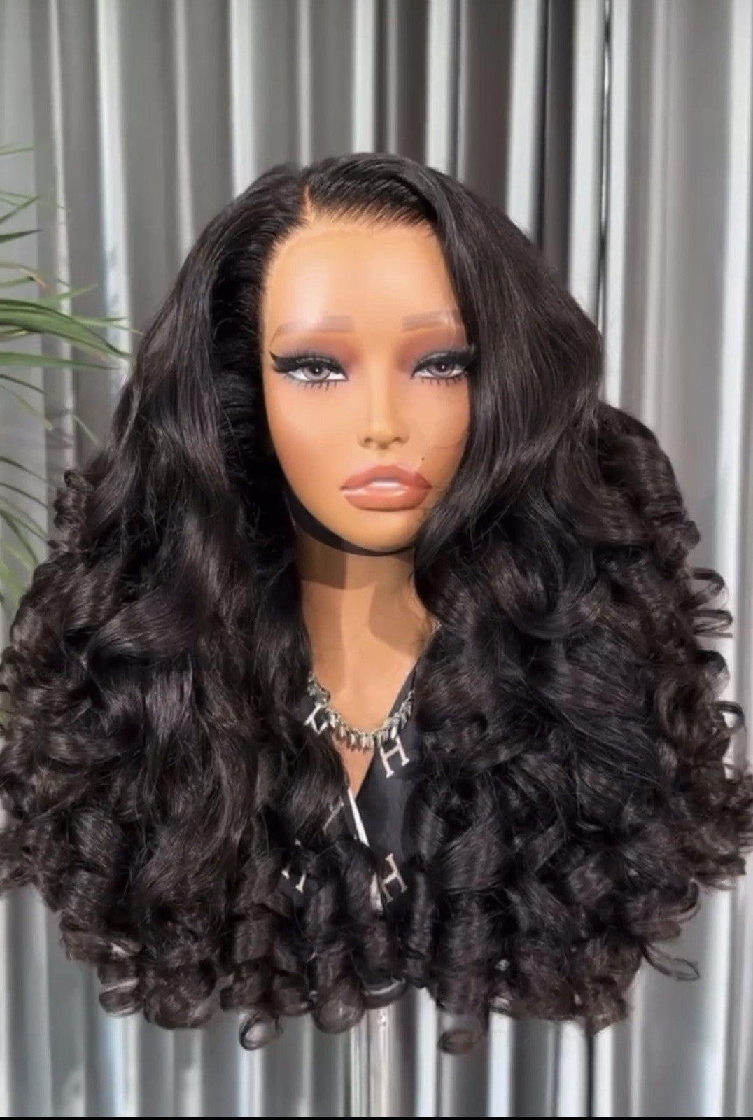 Raw Vietnamese Bouncy Curly Glueless Pre Styled Super Full 300% Density Wig