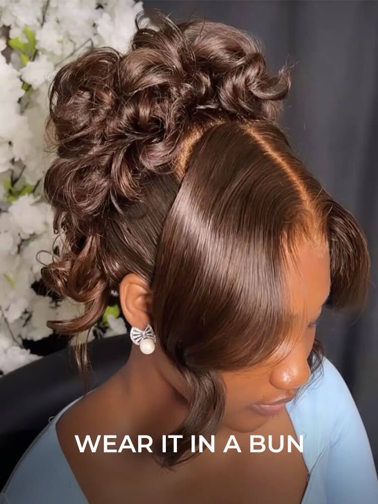 Glueless Ready To Wear 360 Lace Front Human Hair Wigs  Pre Styled Wig