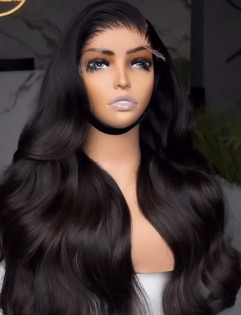 Raw Vietnamese SDD Body Wave Glueless Lace Front Wig 300% Density 30inch Wig