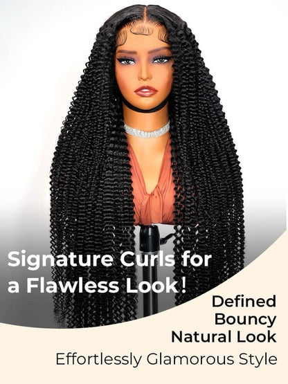 Super Long 50inch Signature Wand Curl 13x6 HD Lace Wig 250% Density