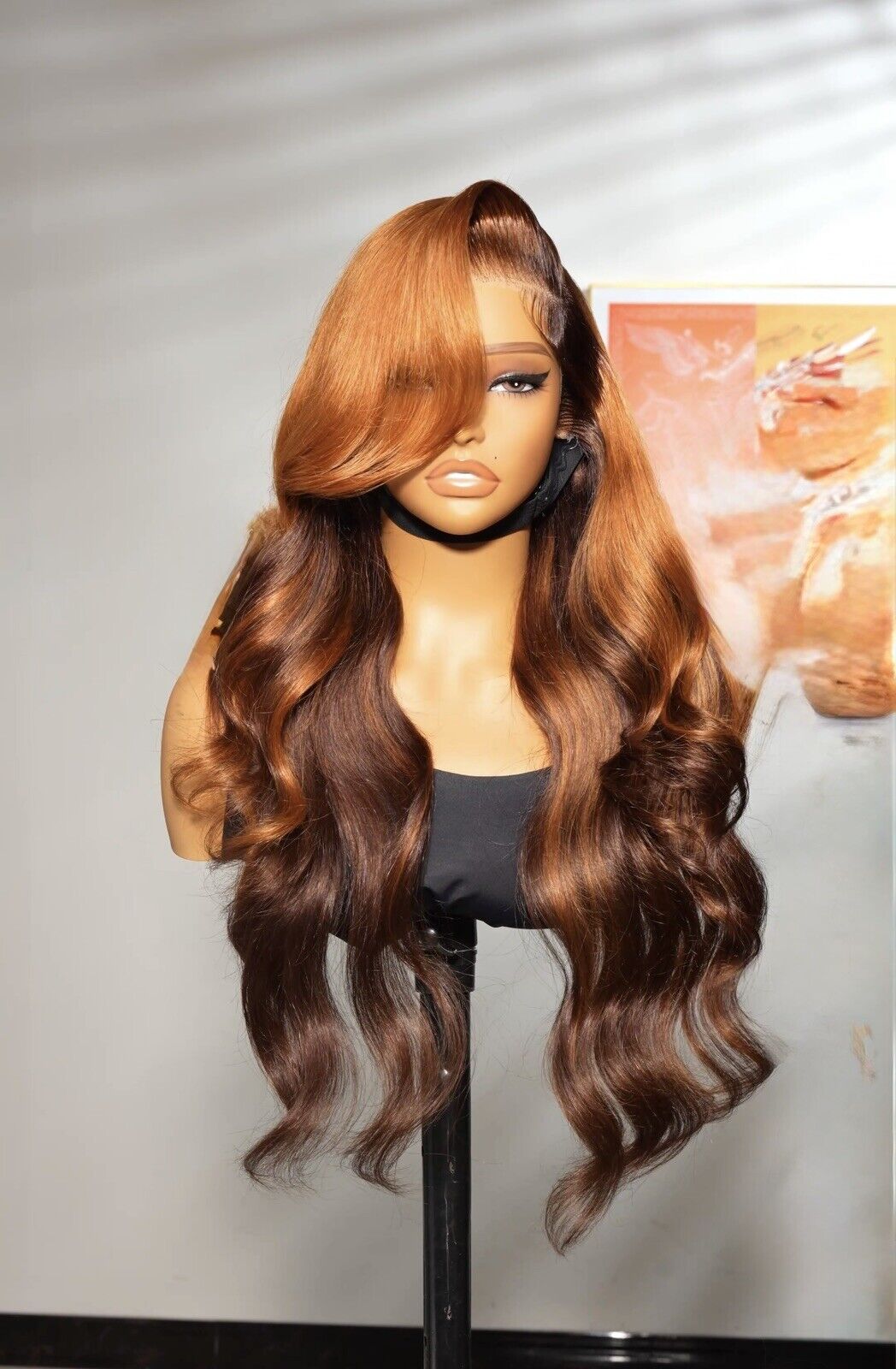 Full Lace Front Pre Styled Customised Style Wavy 250% Density Human Hair Wigs