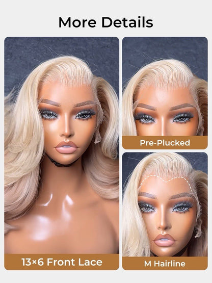 Layered Cut Butterfly Cut M Hairline Highlight Rose Gold 13*6 Lace Wig