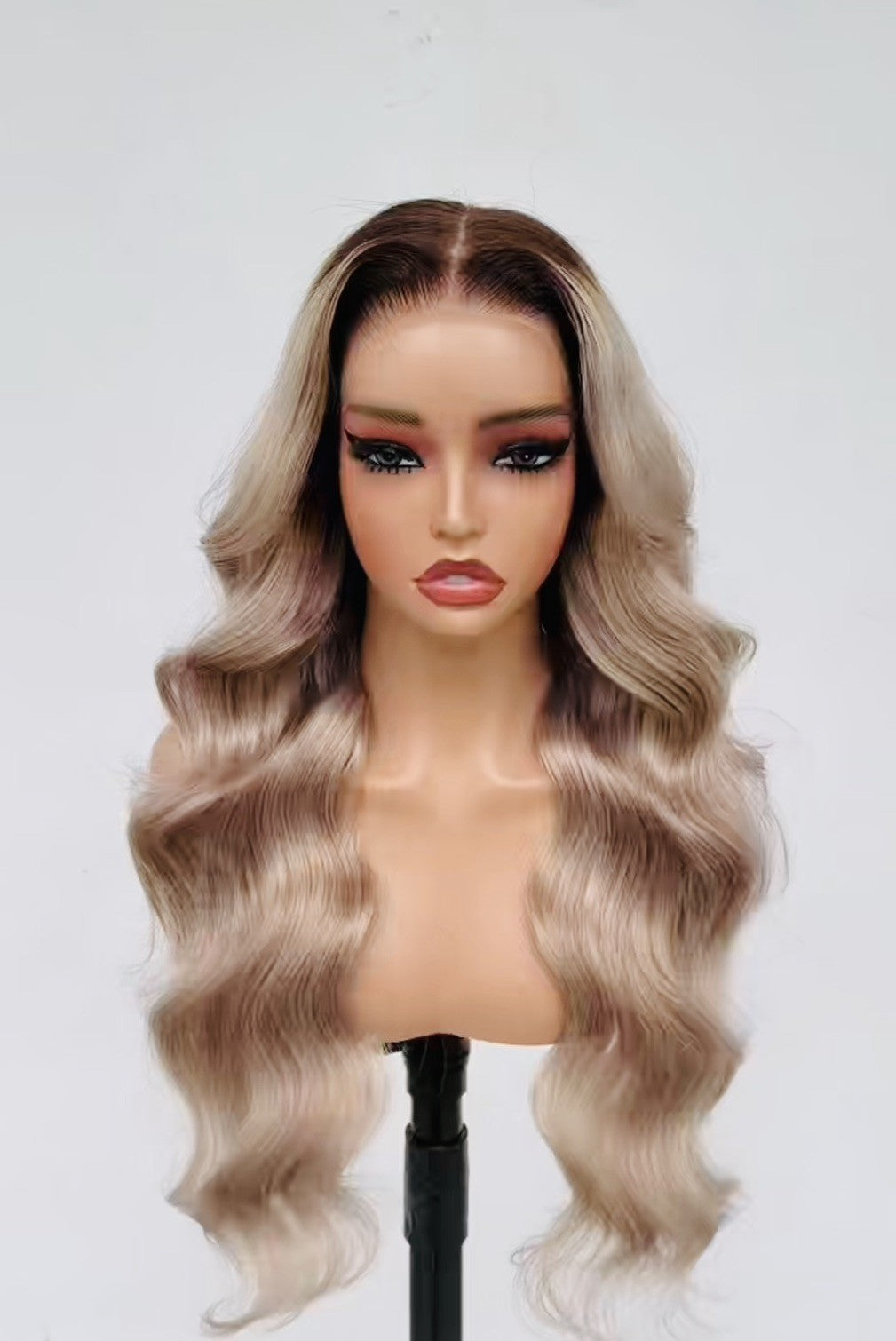 Ready To Wear Wavy Human Hair Glueless  250% Density  Wig Custom Colour 