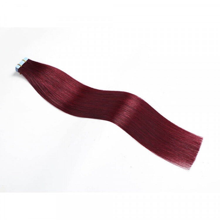 Human Hair Tape-In Hair Extensions PU For Full Head 40pcs/ Pack