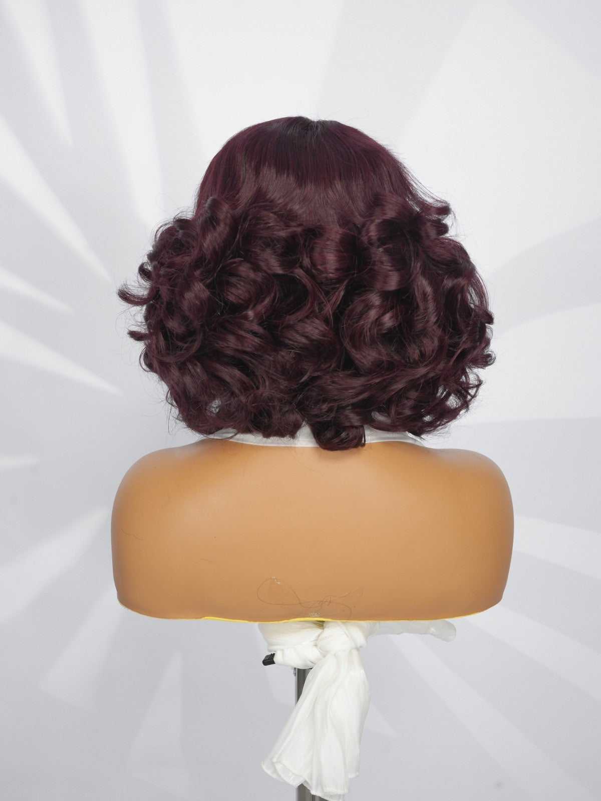 Glueless Pre Styled Ready To Wear Curly Short Bob Human Hair Lace Front Wig 200%