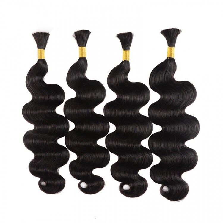 Curly Human Hair Bulk For Braiding Boho Braids Crochet Braid 2 Bundle Bulk Lot