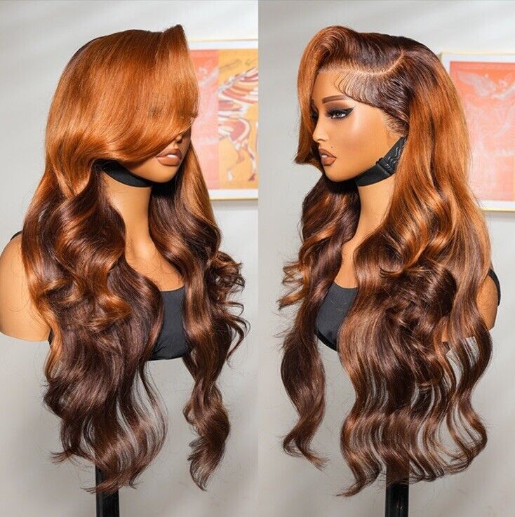 Full Lace Front Pre Styled Customised Style Wavy 250% Density Human Hair Wigs