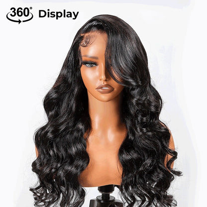 Glueless Side Part 250% Wavy Hairstylist Customized Pre Styled Ready To Wear Wig