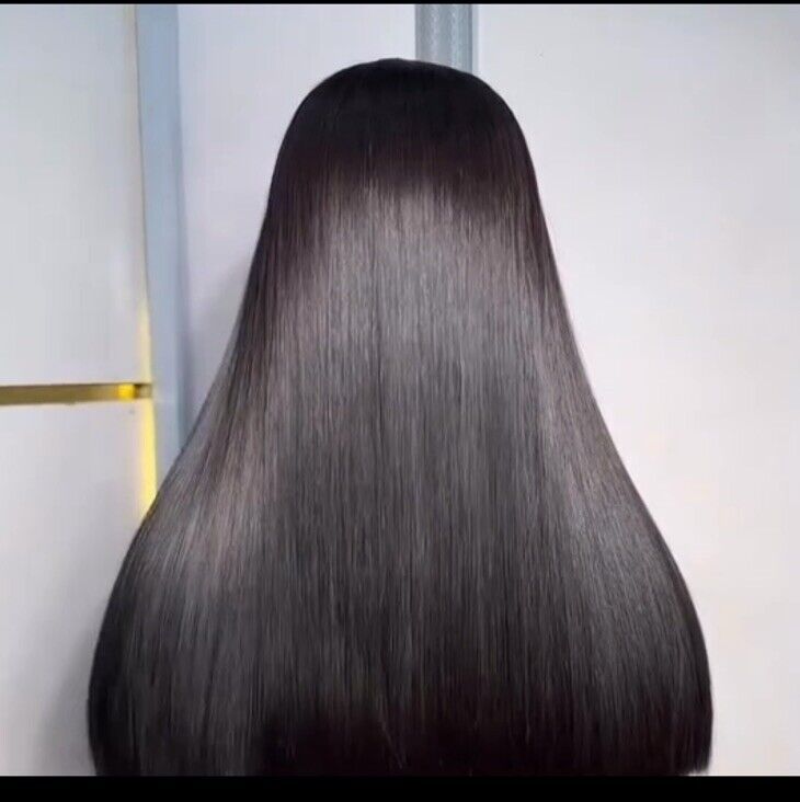 Single Donor Raw Vietnamese Human Hair Wigs Bone Straight Glueless Lace Front