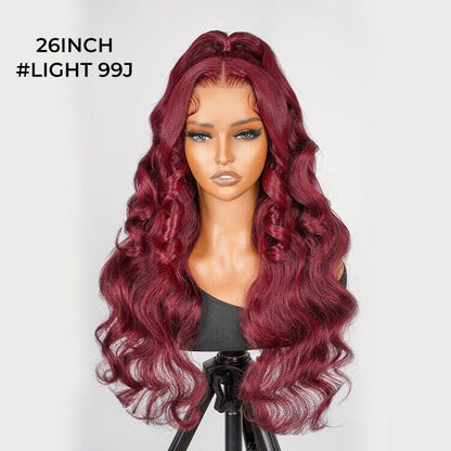 Human Hair Wigs Glueless Pre Styled Half Ponytail Wear Go Wavy Wig Women UK 99j