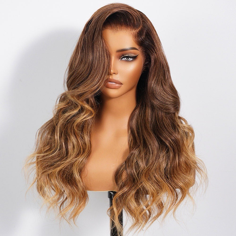Airtouch Balayage 13x6 ProAngle Frontal Pull Go Glueless Pre-All Wigs