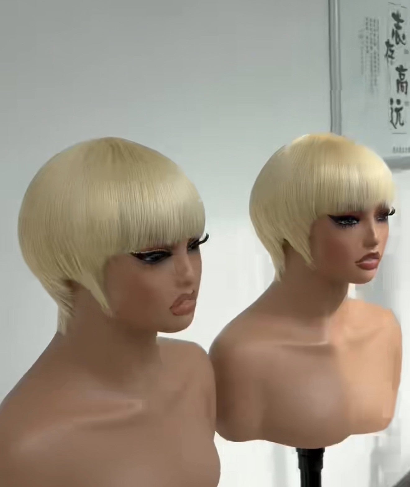 Human Hair Wig Wigs Women Wear & Go Pixie Lace Front Short Wig