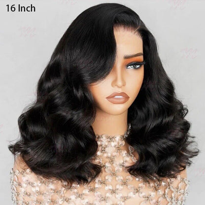 Human Hair Wigs Glueless Women Lace Front Straight Wear And Go Short Wig UK