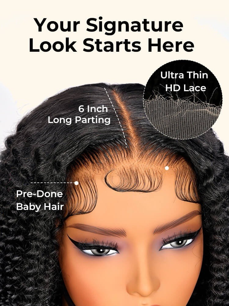 Super Long 50inch Signature Wand Curl 13x6 HD Lace Wig 250% Density
