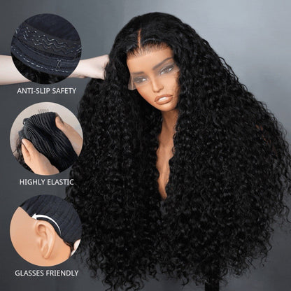 250% Density Pre Everything Pre Cut Lace Ready To Wear Deep Wave Glueless Wig