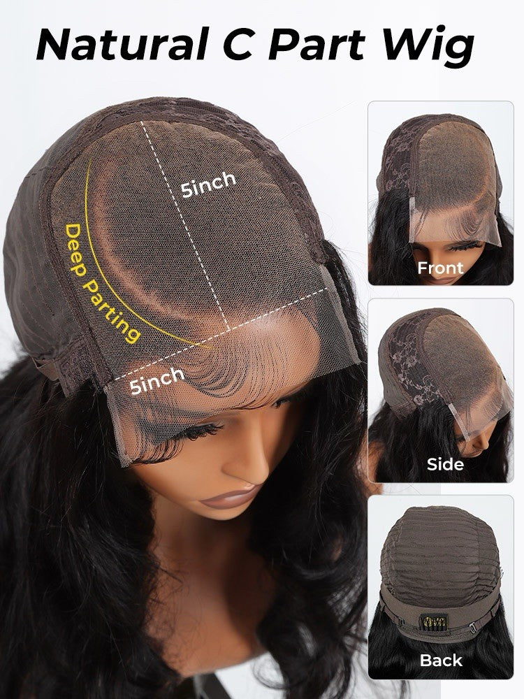 Glueless Side Part 250% Wavy Hairstylist Customized Pre Styled Ready To Wear Wig